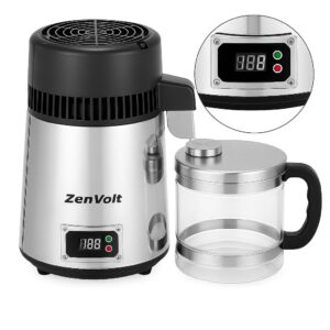 4L Water Distiller Stainless Steel -Adjustable Temperature