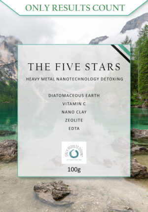 THE FIVE STARS-Heavy Metal + nanotechnology Detoxing chelator 100G