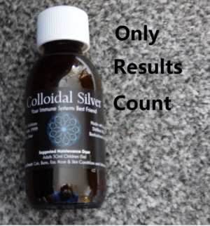Colloidal Silver 300ml- Double Distilled - Structured water 22 ppm