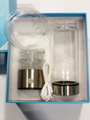 Hydrogen Water  Negative Ionizer Flask with a breathing kit