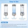 Hydrogen Water  Negative Ionizer Flask with a breathing kit