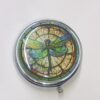 Mini Pill Organizer with Dragon fly Design