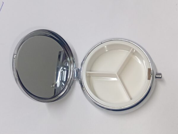 Mini Pill Organizer with Dragon fly Design