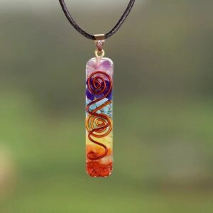 s-l960 (1) 7 Chakra Orgonite Pendant Natural Stone