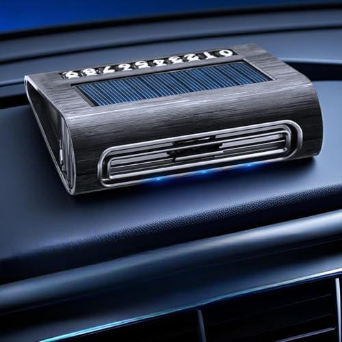 Solar Air Purifier for Car, 2-in-1 USB & Solar Charging, Ozone Ionizer