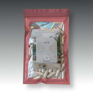 MSM- 100% PURE METHYL SULFONYL METHANE 100 CAPSULE
