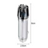 pckvtmp silver Mini Car Air Purifier - 12V Plug-in Car Deodorizer