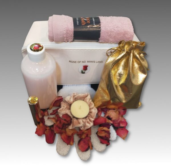 Rose fragrance complete bath and shower kit