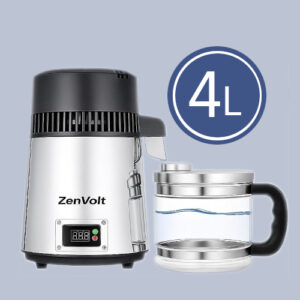 4L Water Distiller Stainless Steel -Adjustable Temperature
