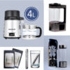 BASIC HOME & FAMILY Structured Water Kit -Distiller,  Hydrogen Kettle, Vortexer and portable flask